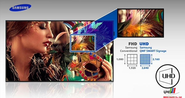 Màn hình độ phân giải 4K gấp 4 lần Fullhd