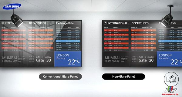 Màn hình chống lóa trên tấm nền Samsung