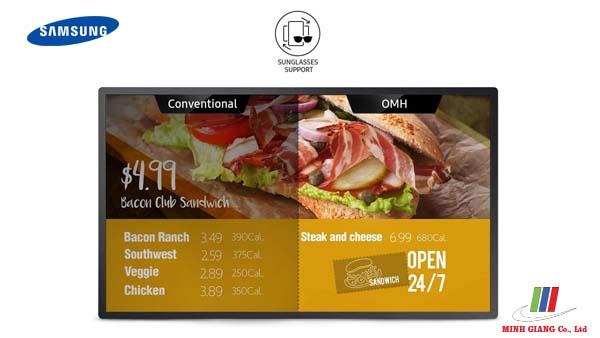 màn hình quảng cáo semi outdoor 32 inch OMH