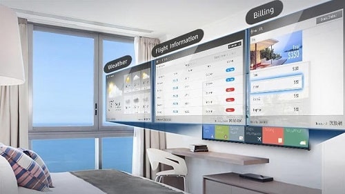 Tính nắng nổi bật của tivi khách sạn samsung