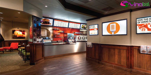 Lợi ích của việc đặt màn hình quảng cáo tại nhà hàng