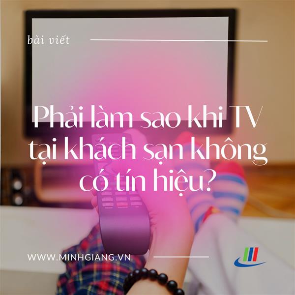 Phải làm sao khi TV tại khách sạn không có tín hiệu?