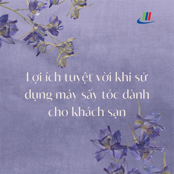 Lợi ích tuyệt vời khi sử dụng máy sấy tóc dành cho khách sạn