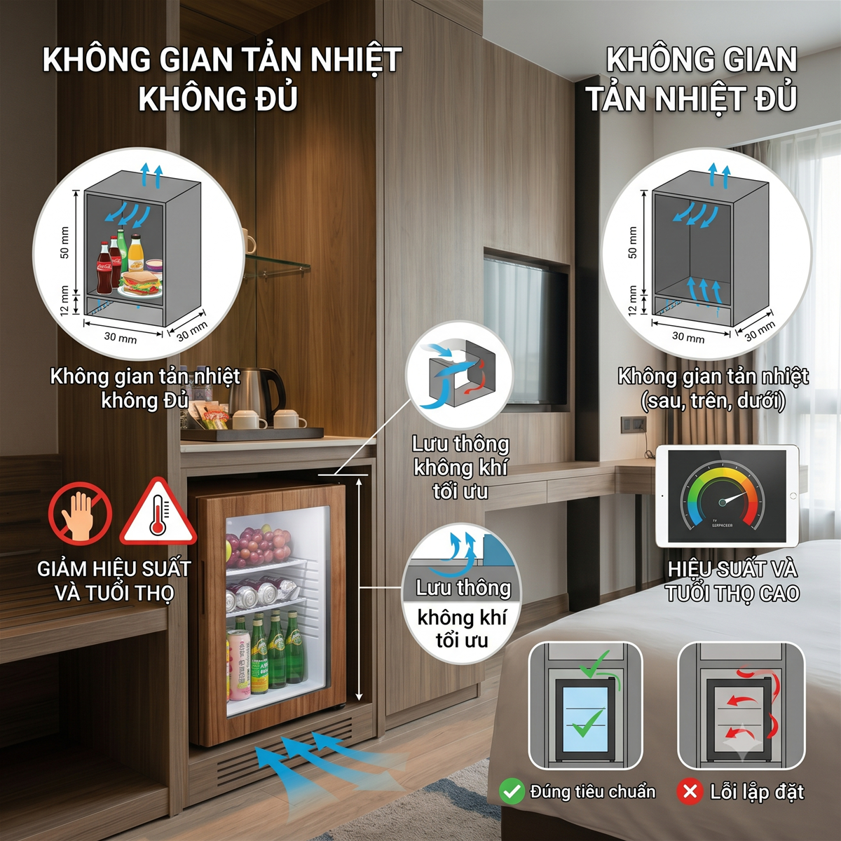 Bí quyết kéo dài tuổi thọ thiết bị: Hướng dẫn bảo trì tủ mát Minibar Primo cho bộ phận kỹ thuật