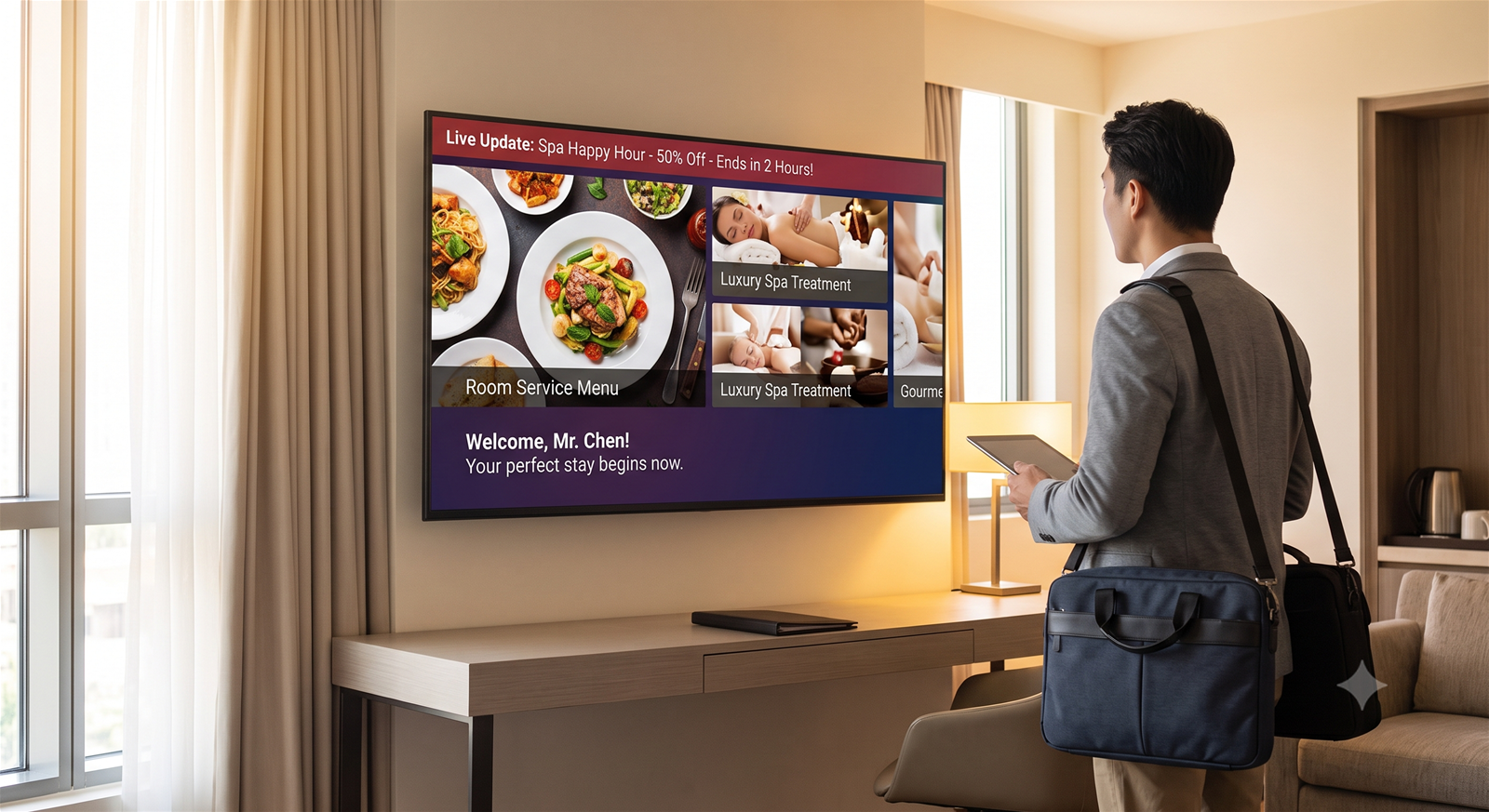 Biến Hotel TV Thành "Nhân Viên Bán Hàng" Chuyên Nghiệp: Bứt Phá Tăng Doanh Thu Khách Sạn